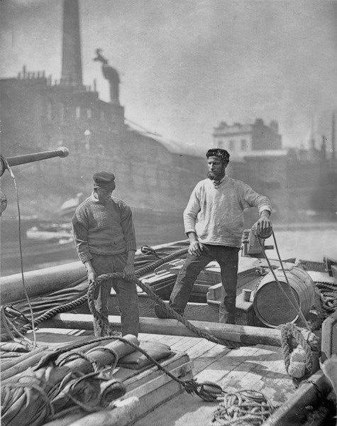 Detail of Dock Workers by John Thomson