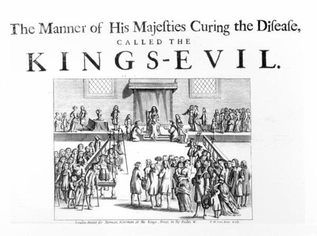 Detail of The Manner of his Majesty Curing the Disease Called the King's-Evil by English School