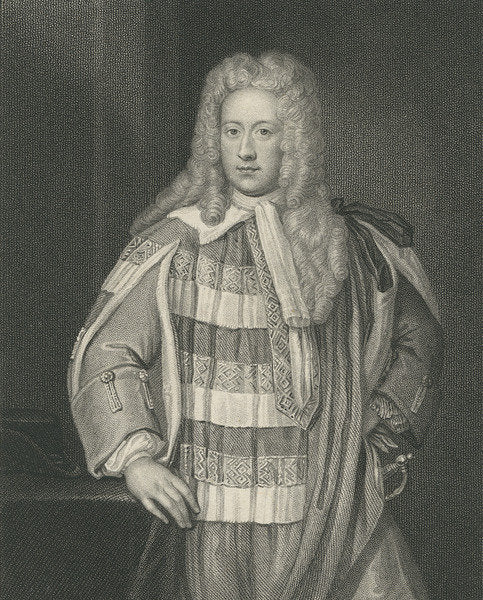 Detail of Henry St John, 1st Viscount Bolingbroke by English School