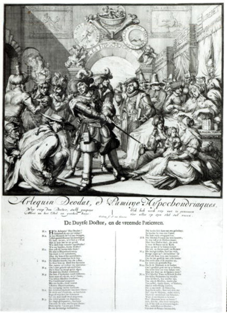 Detail of The Warming Pan Baby, c.1688 by Dutch School