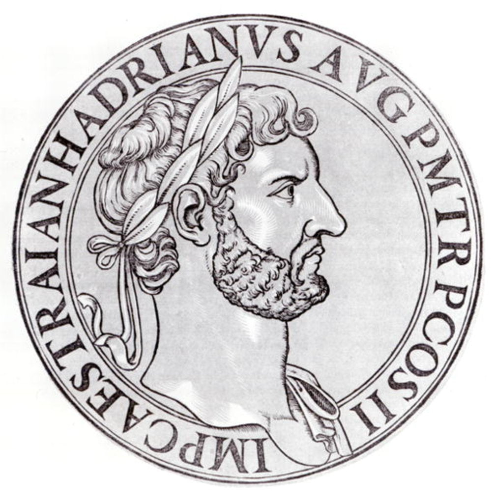 Detail of Emperor Hadrian by School English