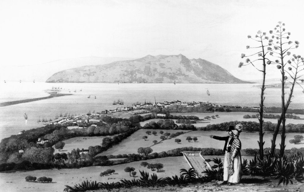 Detail of Kingston and Port Royal by James Hakewill