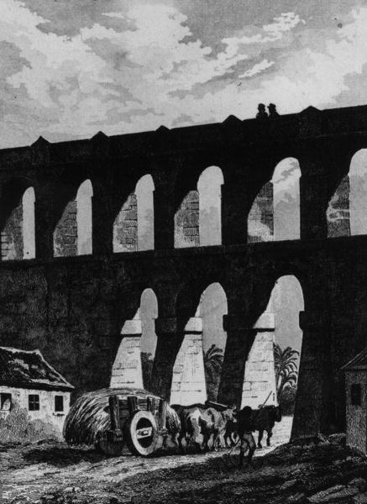 Detail of Aqueduct at Rio by French School