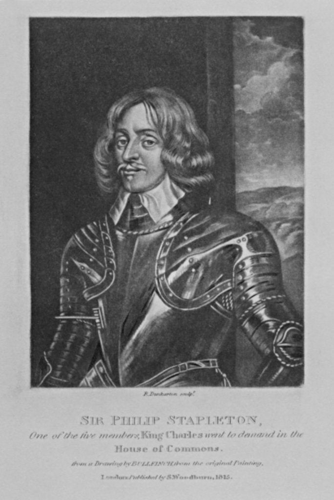 Detail of Portrait of Sir Philip Stapleton by English School