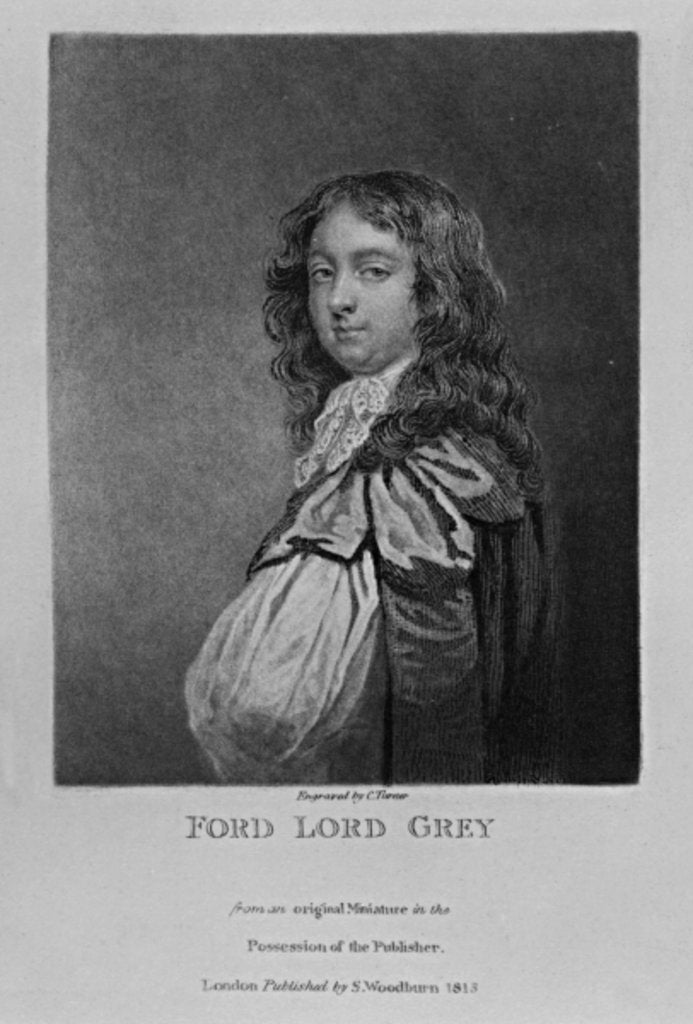 Detail of Portrait of Ford, Lord Gray of Warke by English School