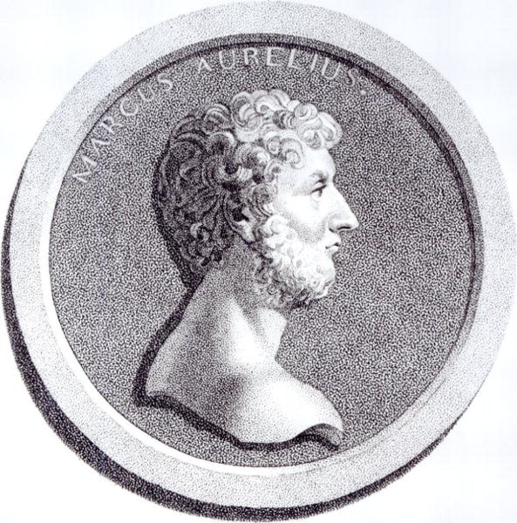 Detail of Portrait of Marcus Aurelius by English School