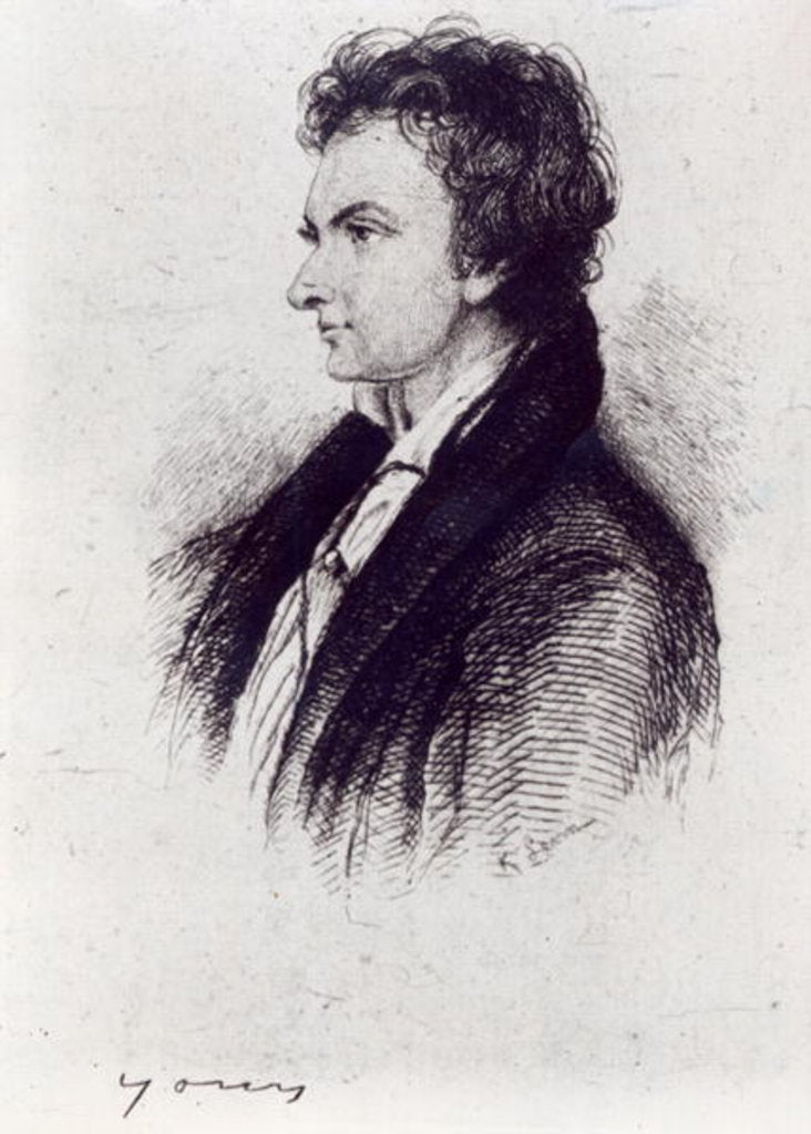 Detail of Portrait of William Hazlitt by School English