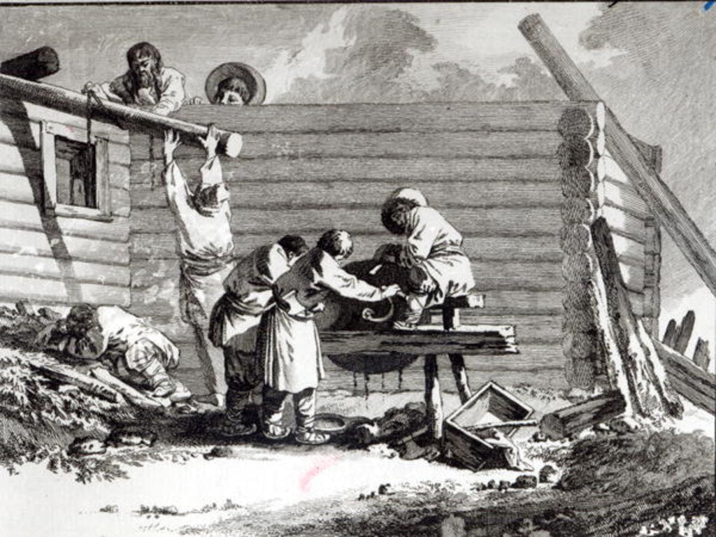 Detail of The Grinder by French School
