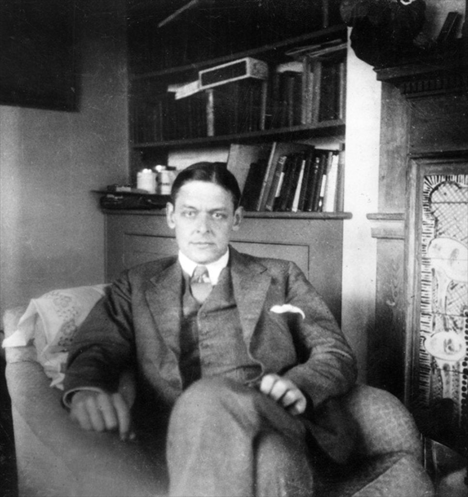 Detail of T.S. Eliot by English Photographer