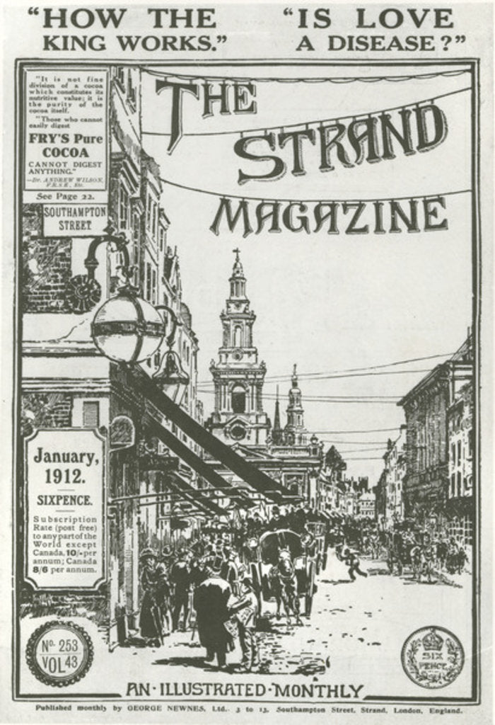 Detail of Cover of The Strand Magazine, 1912 by George Charles Haite
