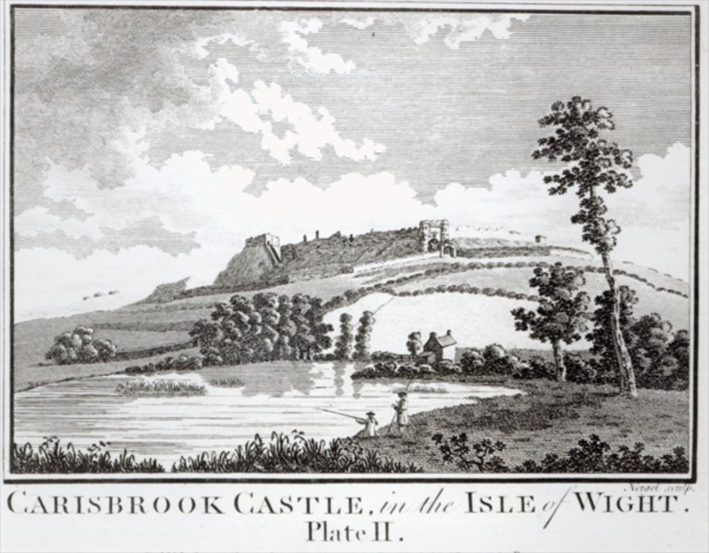 Detail of Carisbrook Castle, in the Isle of Wight by School English