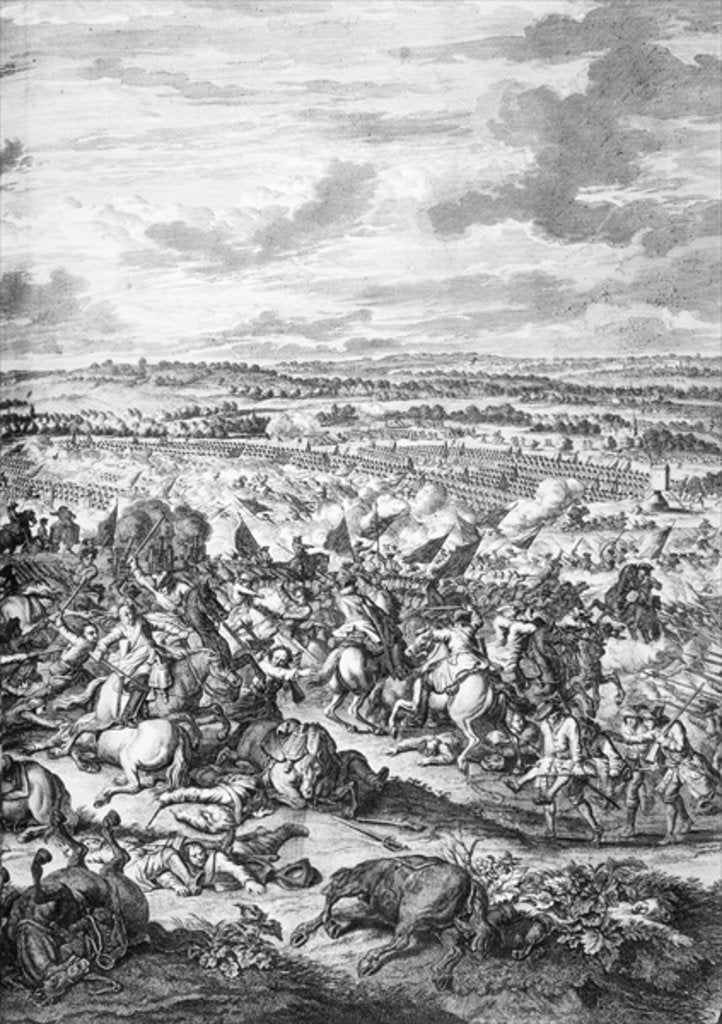 Detail of The Battle of Oudenarde, 1708 by French School