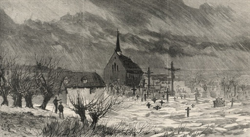 Detail of The disastrous floods in Austria-Hungary: View of Raab lately inundated by the Danube by English School