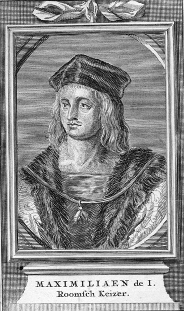 Detail of Maximilian I by School German