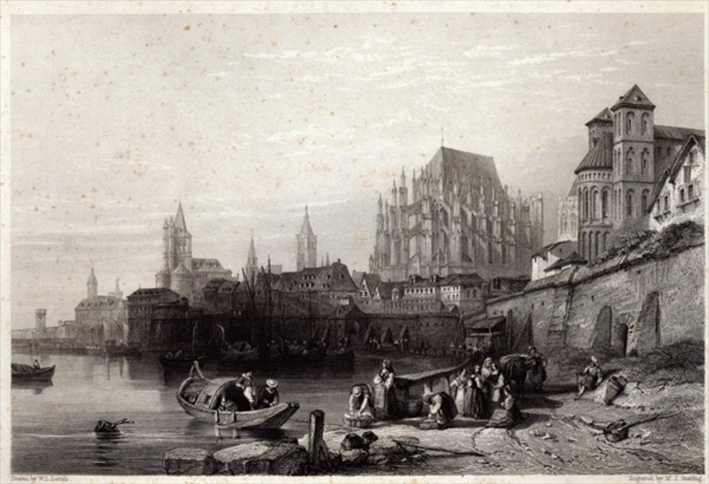 Detail of The City of Cologne by William Leighton Leitch