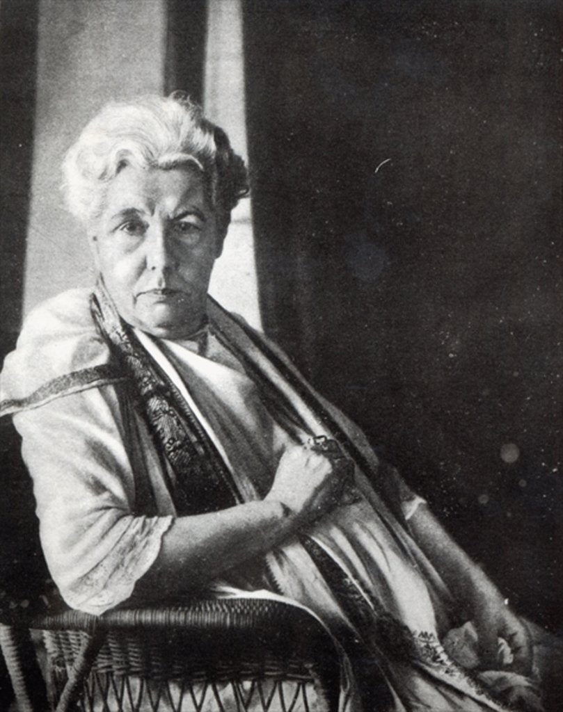 Detail of Mrs. Annie Besant by English Photographer