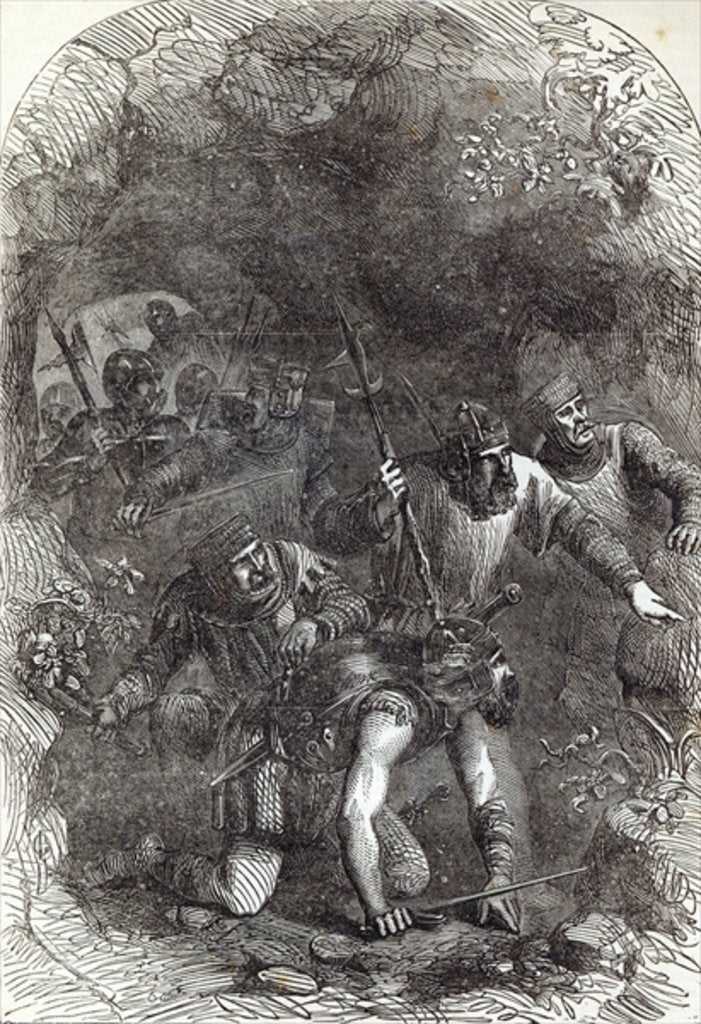 Detail of The Troops of Lord Montacute in the Subterranean Passage by English School