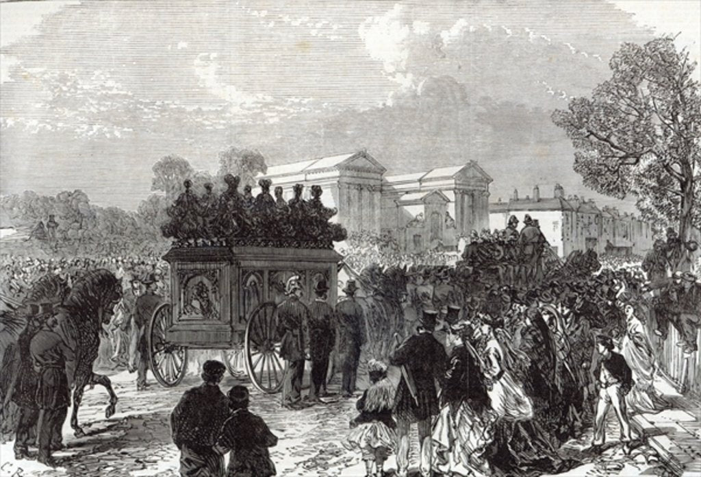 Detail of Funeral of Sergeant Brett, the Police Officer killed by the Fenians at Manchester by English School