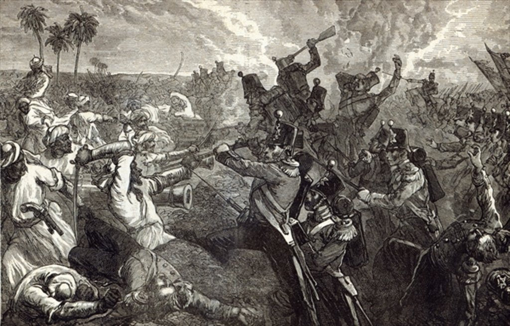 Detail of The Battle of Ferozeshah by English School
