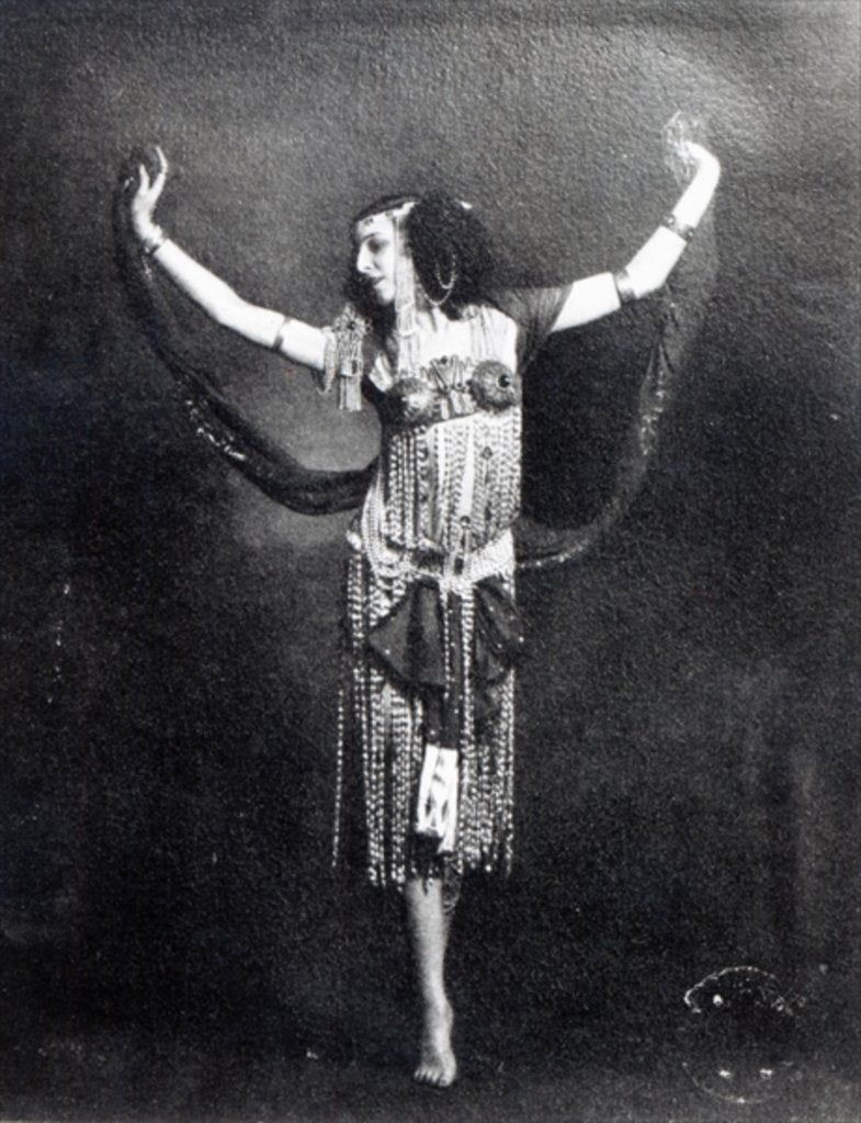 Detail of Ida Rubinstein in the role of Salome by French Photographer
