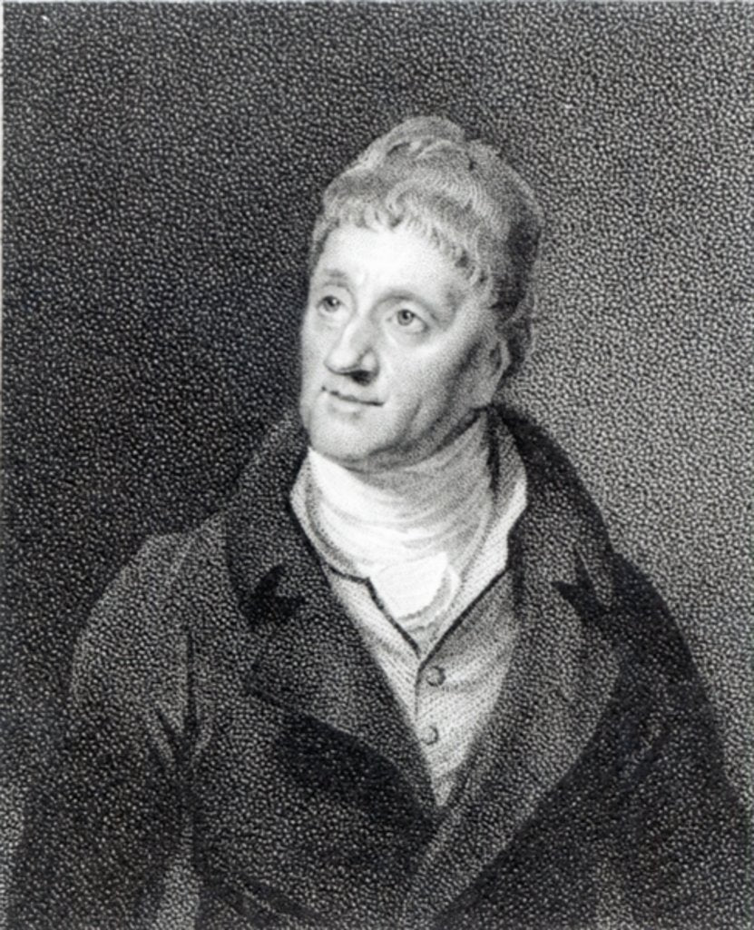 Detail of Portrait of Sir John Soane by School English