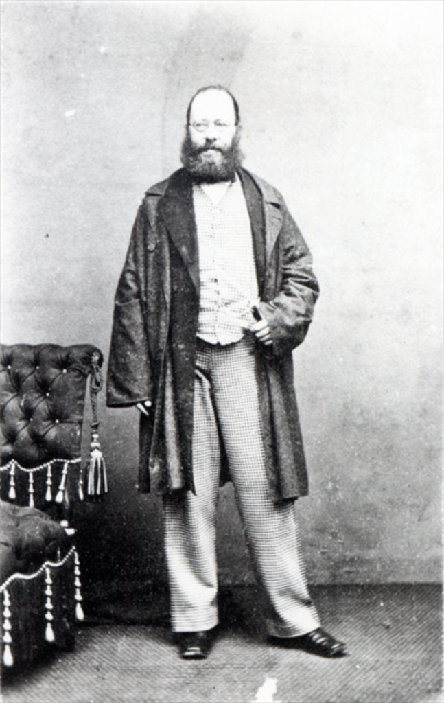 Detail of Edward Lear by English Photographer