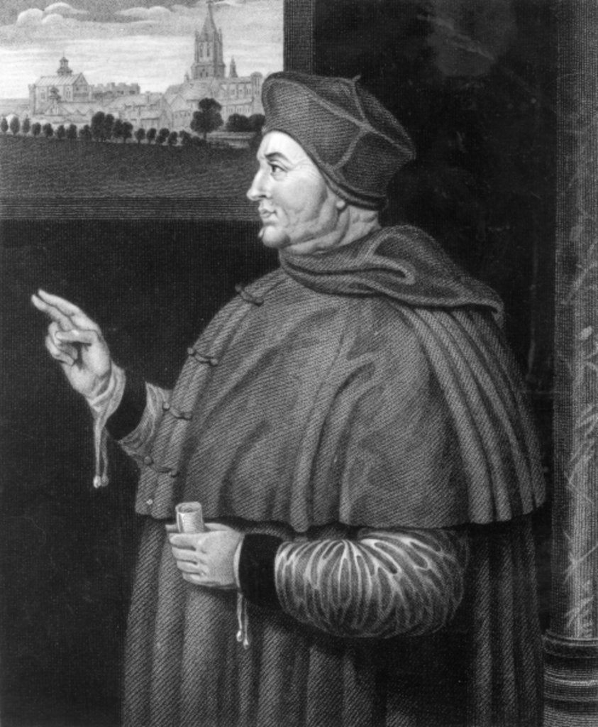 Detail of Cardinal Thomas Wolsey by Hans Holbein the Younger