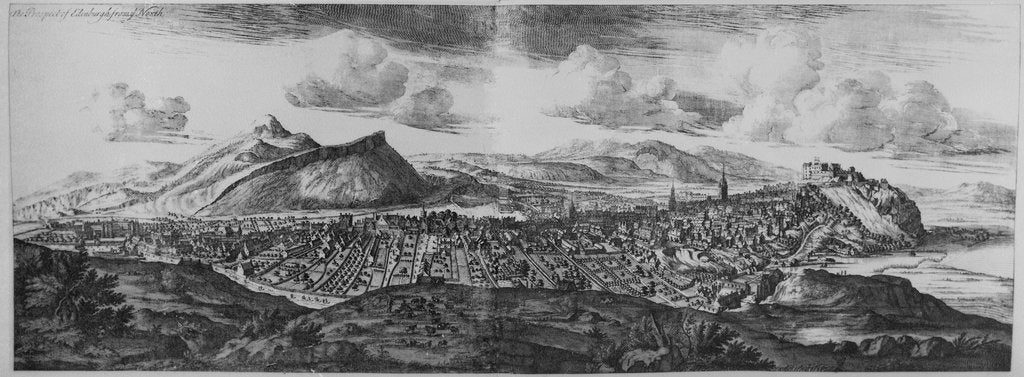 Detail of The Prospect of Edinburgh from the North by John Slezer