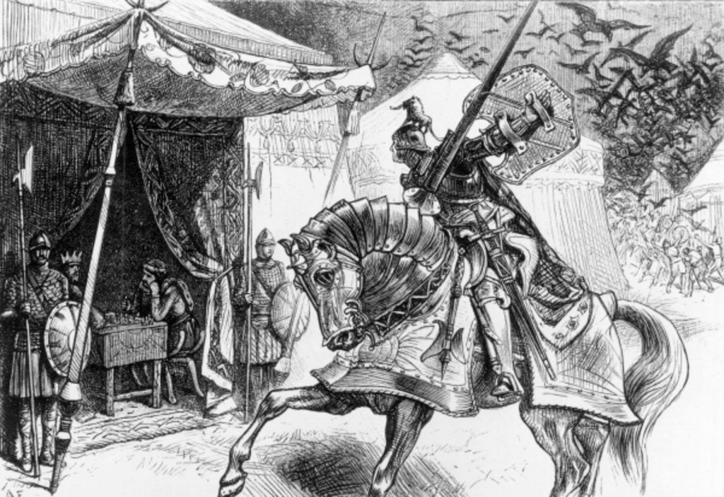 Detail of The Army of Ravens by English School