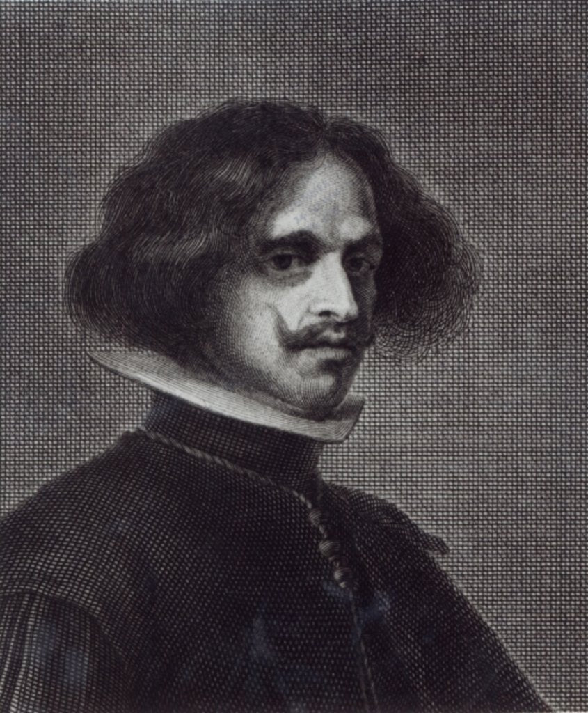 Detail of Self Portrait by Diego Rodriguez de Silva y Velazquez