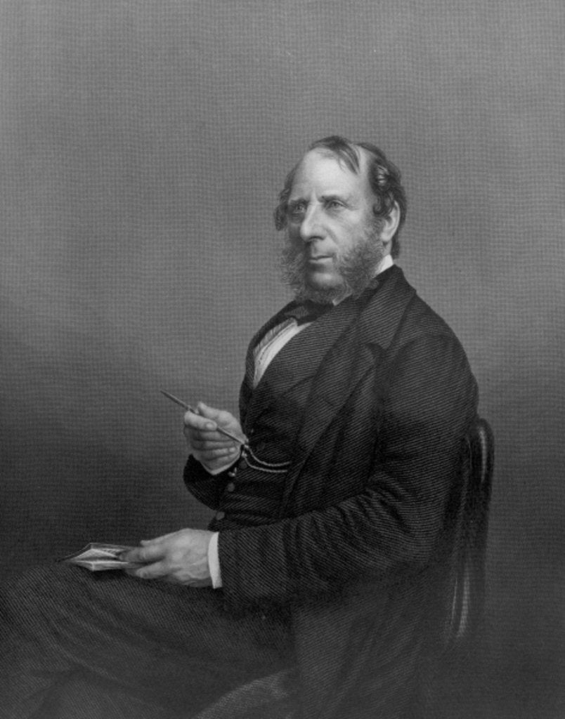 Detail of George Cruikshank Esq by John Jabez Edwin Paisley Mayall