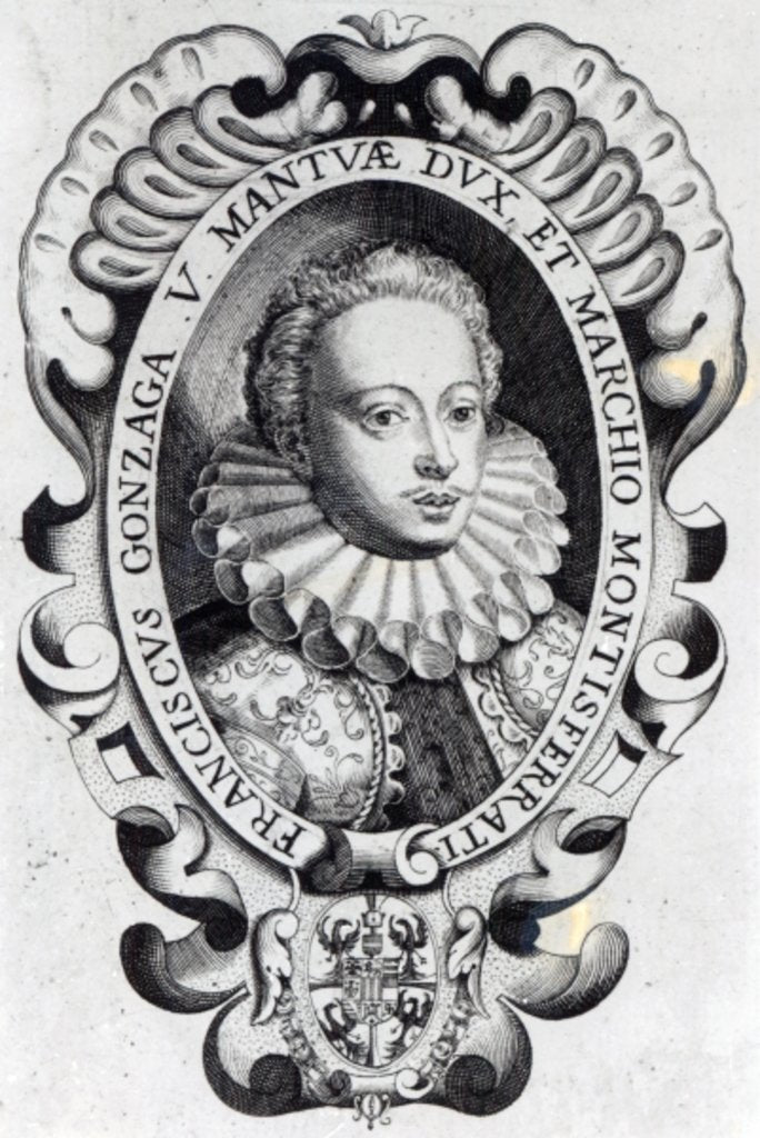 Detail of Francesco Gonzago, Duke of Mantua and Marquess of Montferrat by Italian School