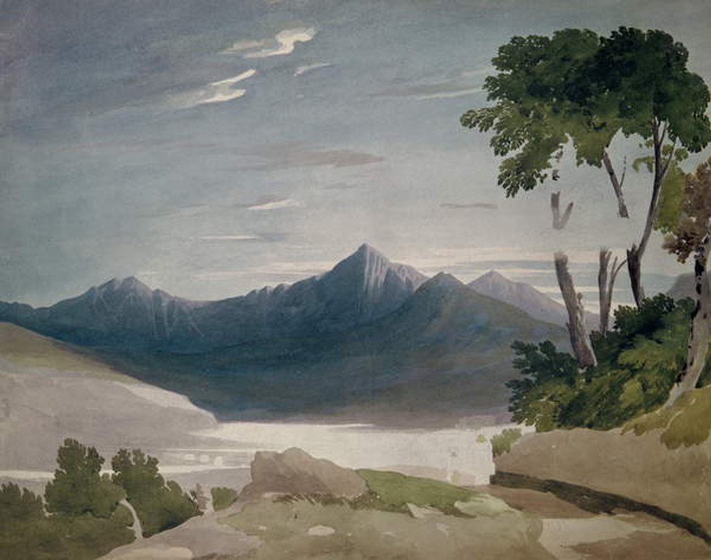Detail of Snowdon, c.1820 by John Varley