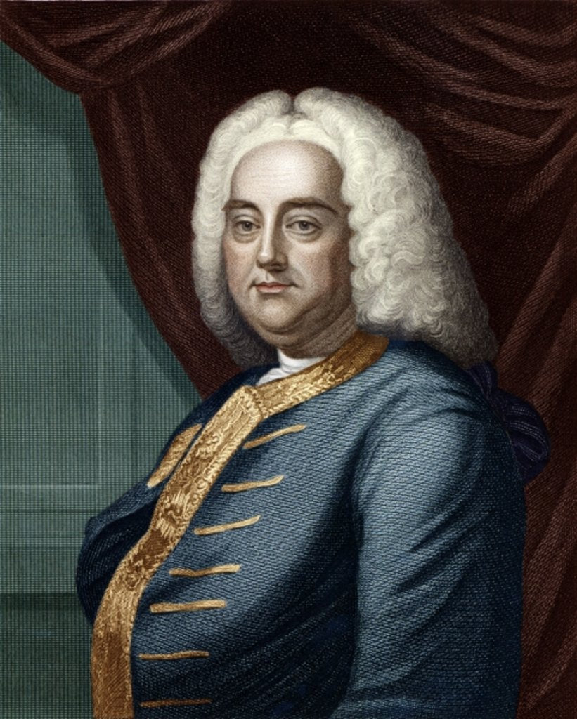 Detail of George Frederic Handel by English School