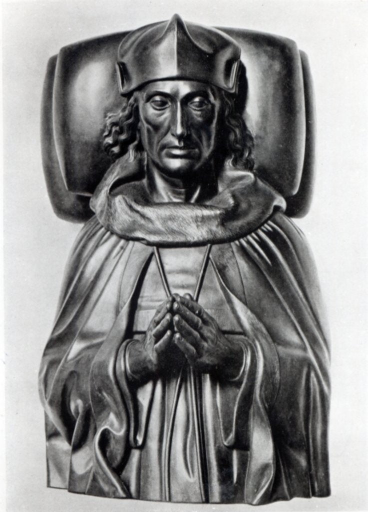 Detail of Effigy of Henry VII in Westminster Abbey by Pietro Torrigiano