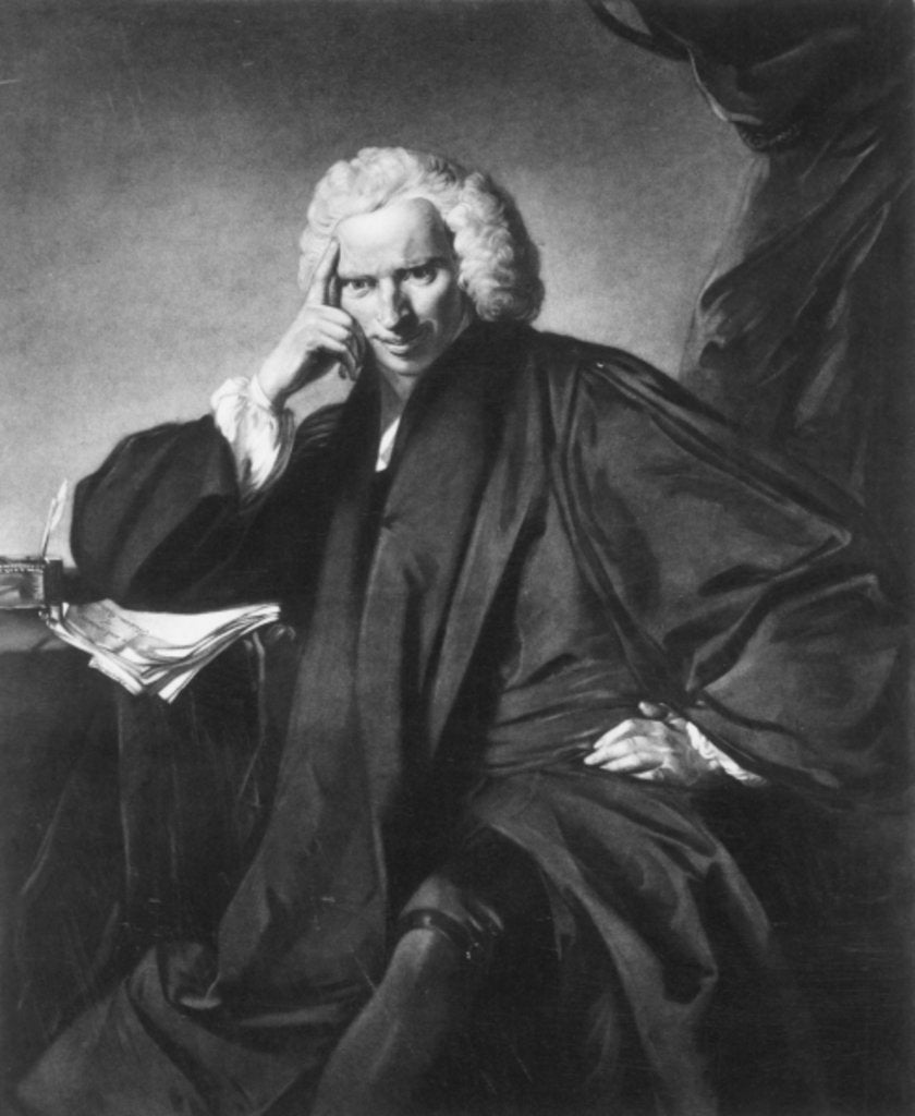 Detail of Laurence Sterne by Joshua Reynolds