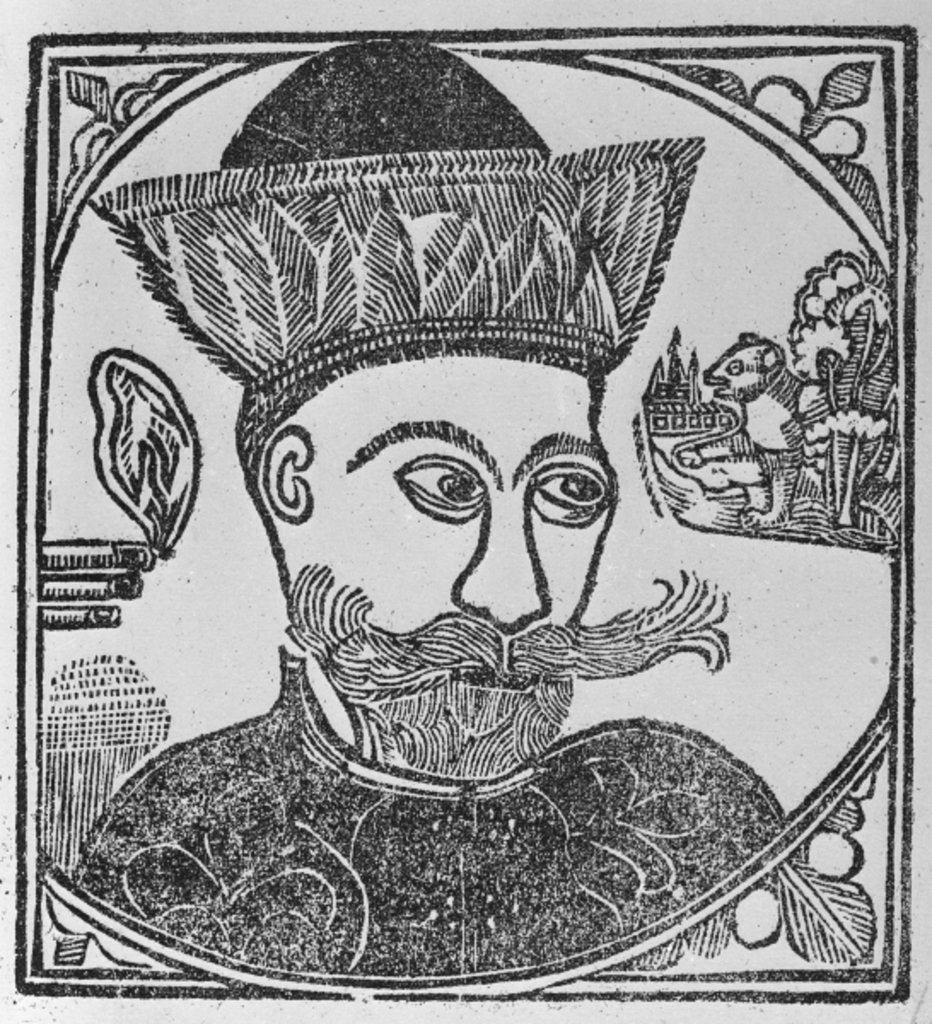 Detail of Attila the Hun by Anonymous Anonymous