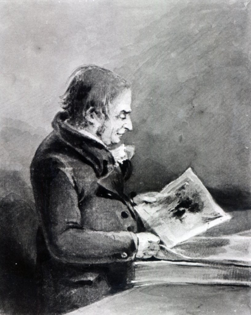 Detail of Joseph Mallord William Turner by John Thomas Smith