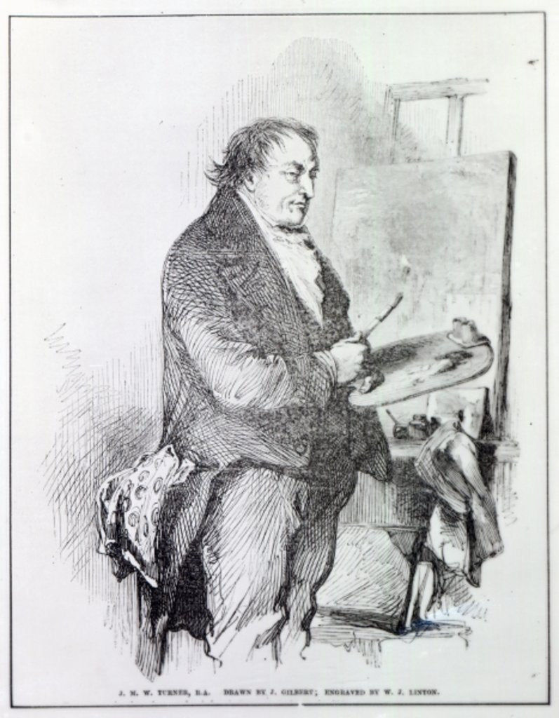 Detail of Joseph Mallord William Turner by Sir John Gilbert