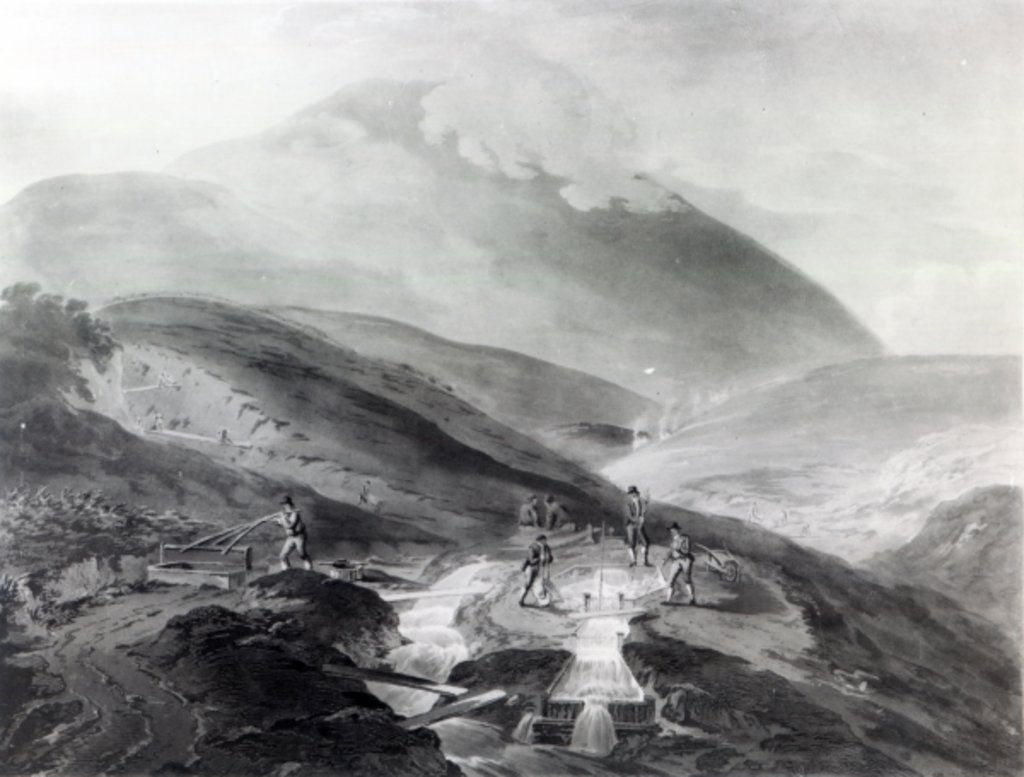 Detail of Gold Mines, County of Wicklow by Thomas Sautelle Roberts