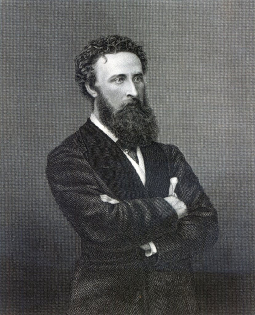 Detail of Lord Lytton, engraved by Edward Stodart by Alexander Bassano