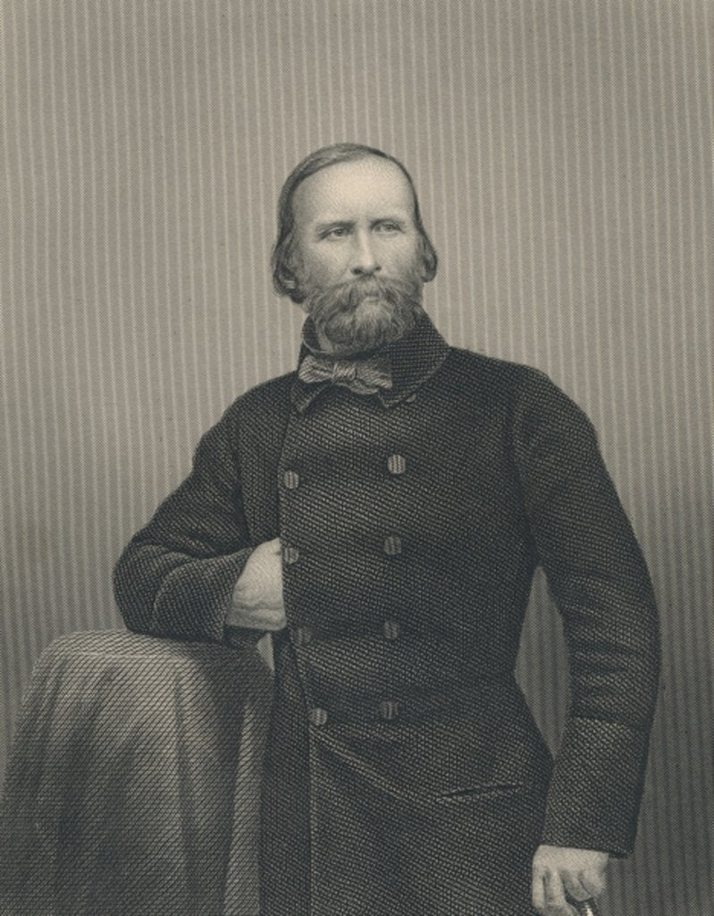 Detail of Giuseppe Garibaldi by (after) Italian Photographer
