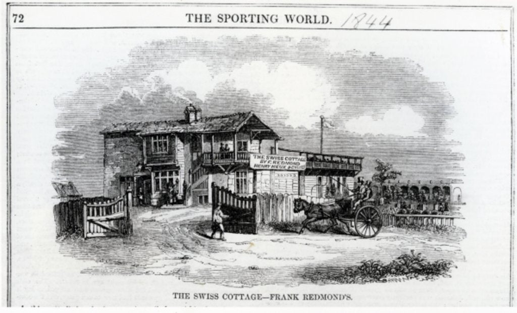Detail of The Swiss Cottage by English School