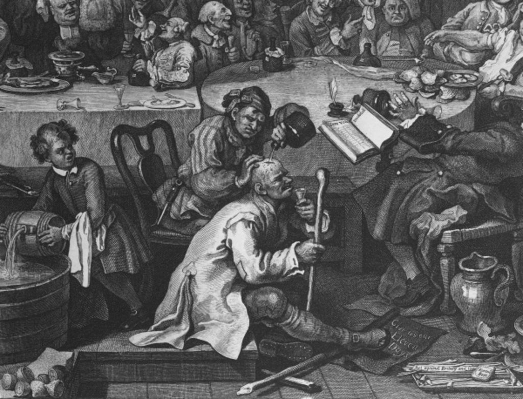 Detail of An Election Entertainment by William Hogarth