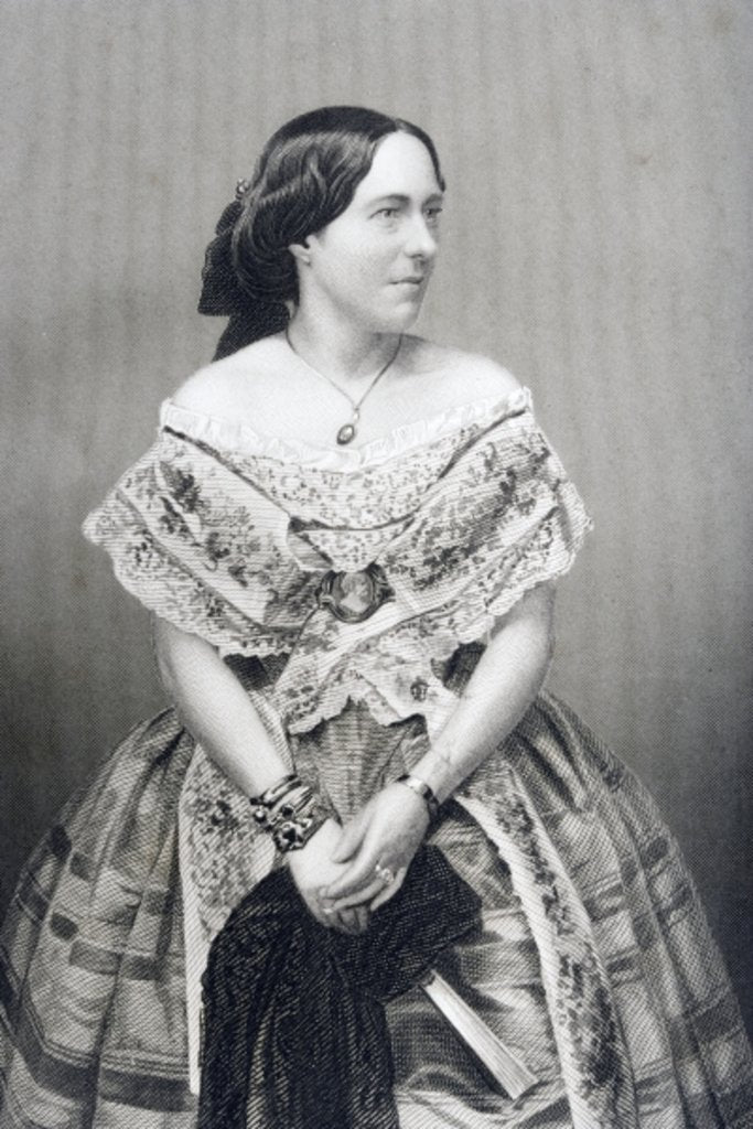 Clara Novello engraved by D.J. Pound from a photograph by John Jabez Edwin Paisley Mayall