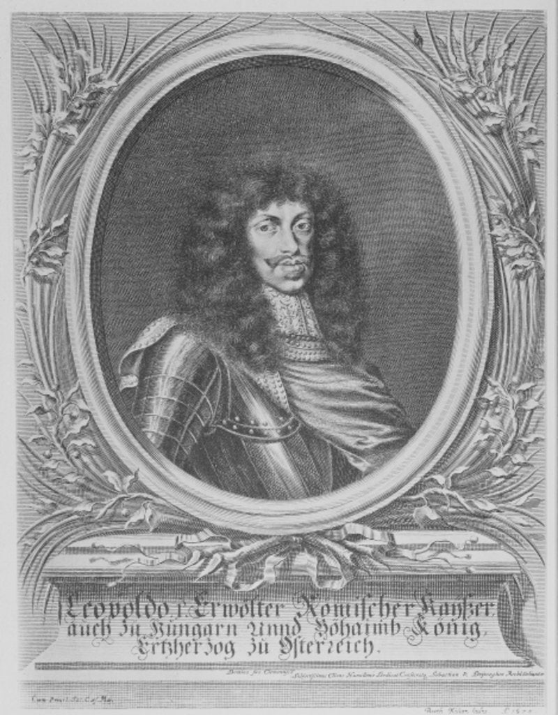 Detail of Leopold I, Holy Roman Emperor by Sebastian van Dryweghen