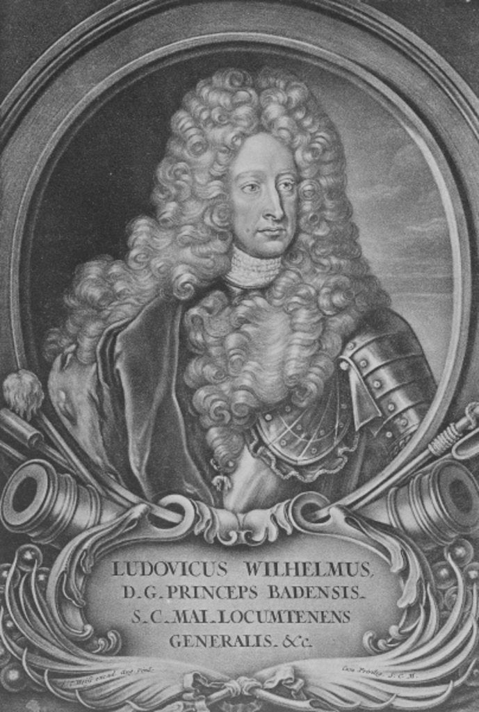 Detail of Ludwig Wilhelm of Baden-Baden by Elias Christoph Heiss
