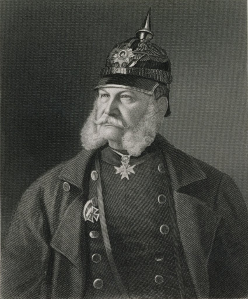 Detail of Portrait of William I King of Prussia and Emperor of Germany by Anonymous
