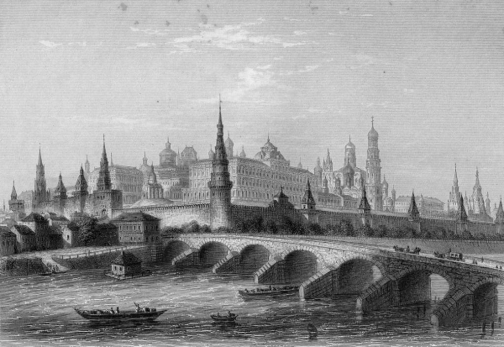 Detail of The Kremlin, Moscow by English School