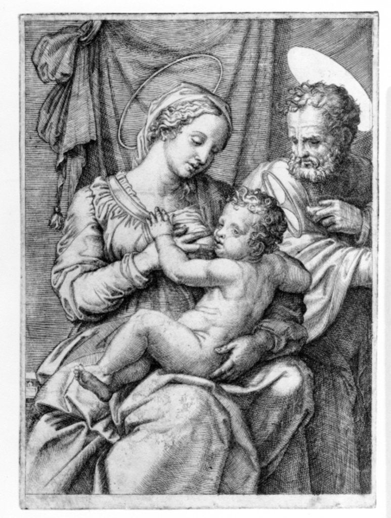 Detail of The Holy Family by Raphael